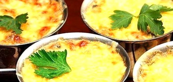 Жюльен с курицей и грибами