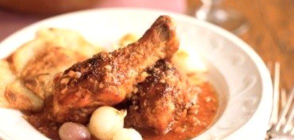 Чахохбили с белым вином