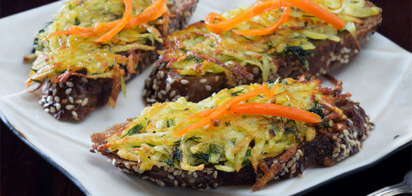 Бутерброд с картофельной начинкой