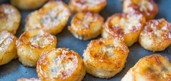 Жареные бананы в карамели