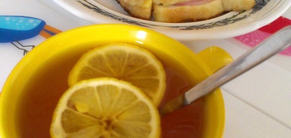 Гренки с сыром и ветчиной