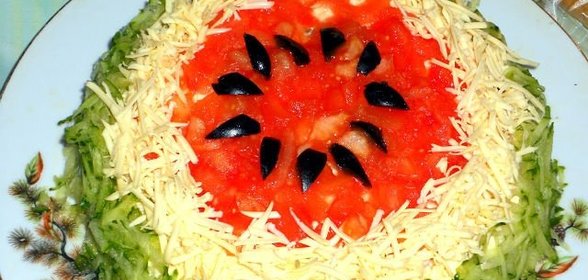 Салат Арбуз