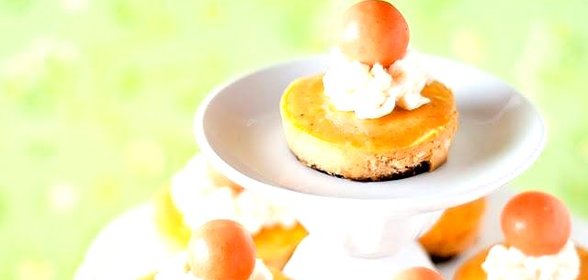 Тыквенные чизкейки-мини