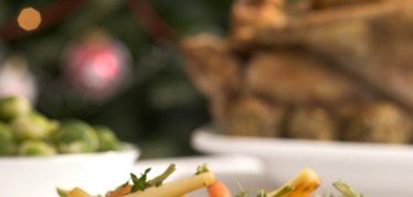 Печеная морковь и пастернак с тимьяном