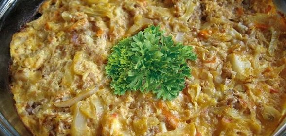 Гречневая запеканка с овощами