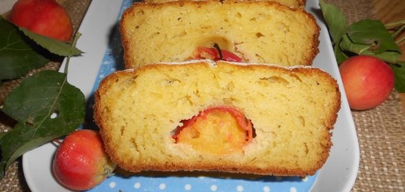 Шарлотка с райскими яблочками