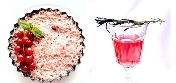 Клубнично-медово-овсянный мусс