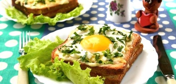 Французские бутерброды крок-мадам и крок-месье