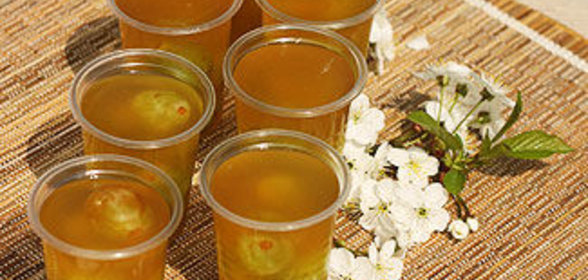 Виноград в желе