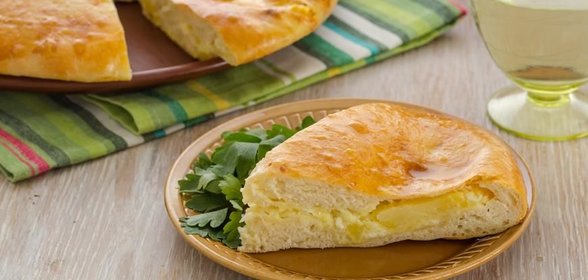 Картофджин - осетинский пирог с картофелем