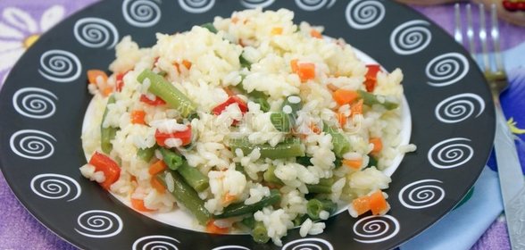 Ризотто с овощами