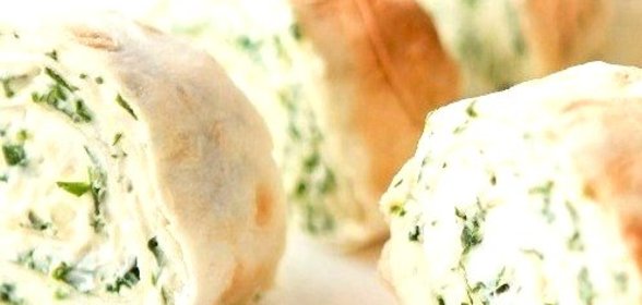 Лаваш с творогом