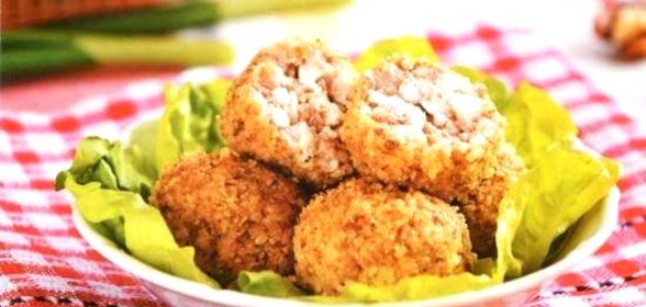 Шарики из печени трески с творогом