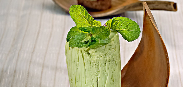 Мятно-творожные пирожные