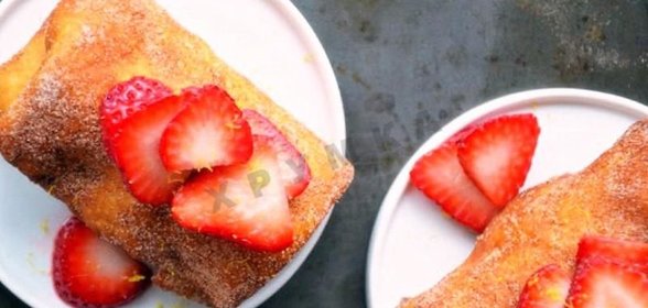 Клубничный чизкейк в лаваше