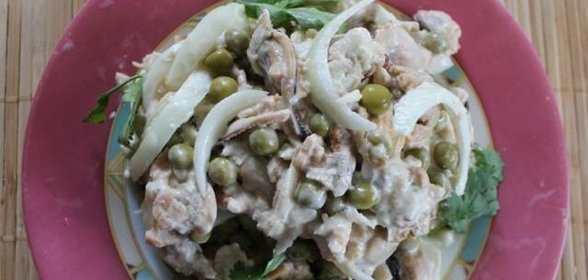 Салат из мидий