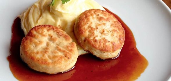 Котлеты из индейки с пюре