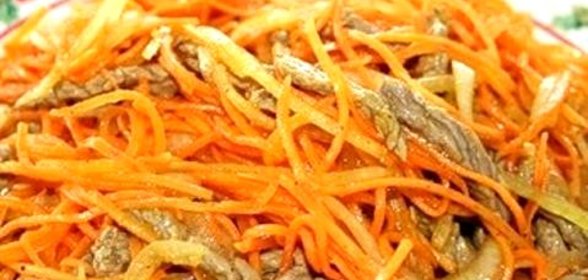 Хе из рыбы с морковью