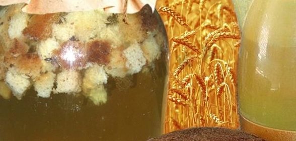 Домашний хлебный квас без дрожжей