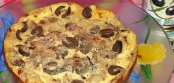 Испанский оливковый омлет (La tortilla espanola aceitunada)