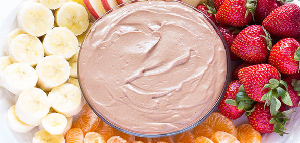 Шоколадно-миндальный соус-дип