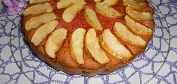 Постный яблочный пирог