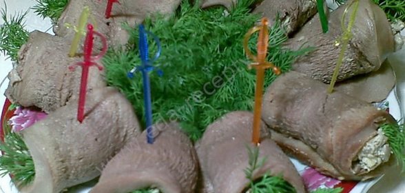 Рулетики из языка