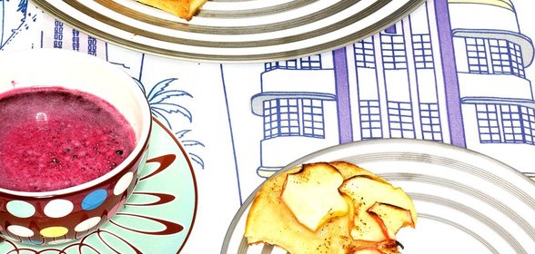 Яблочные слойки с изюмом