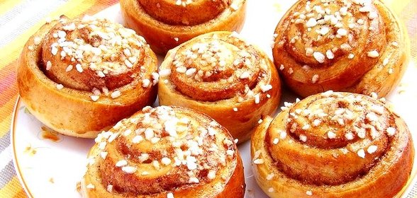 Шведские булочки с корицей