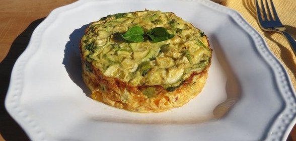 Омлет с овощами