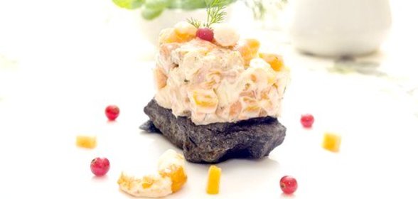 Рыбный оливье