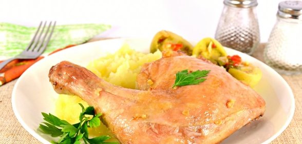 Окорочка в карамельном соусе