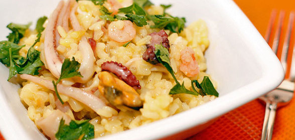 Ризотто с морепродуктами