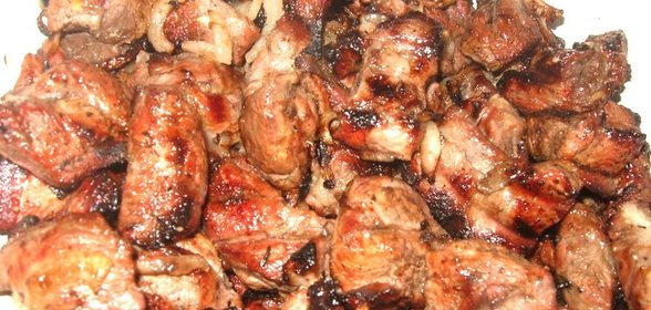 Шашлык из свинины с пивом