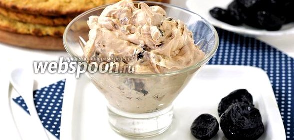 Шоколадный крем с черносливом