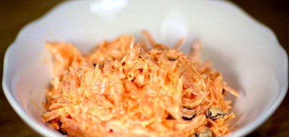 Салат с имбирем и морковью