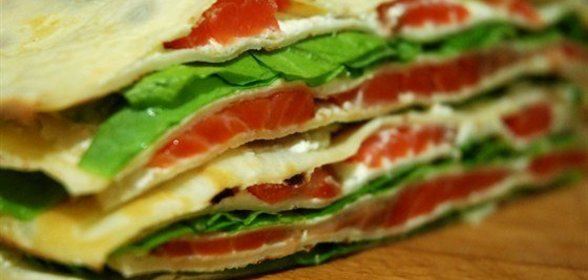 Блинные канапе