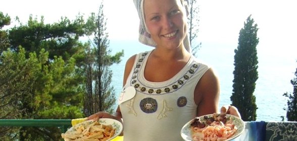 Салат ассорти из морепродуктов