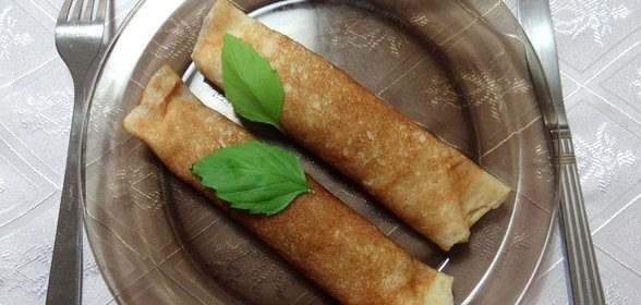 Блинчики с куриной грудкой