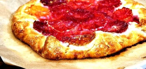 Пирог с красными апельсинами