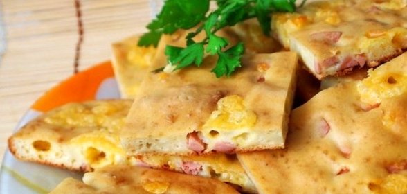 Закуска с колбасой