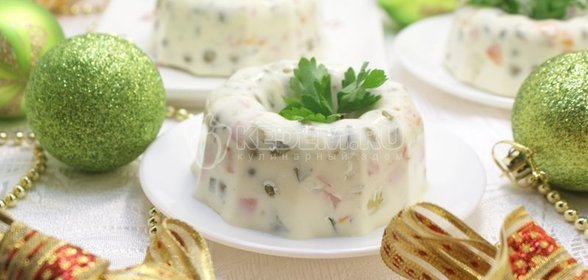 Заливное «Оливье»