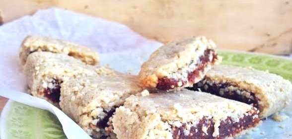 Печенье из кешью и инжира