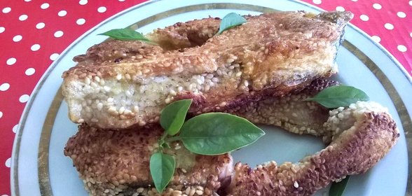 Толстолобик в кунжутной шубке