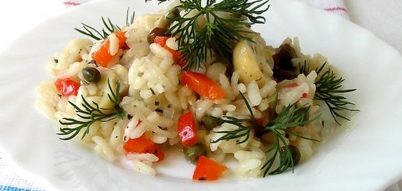 Грибное ризотто