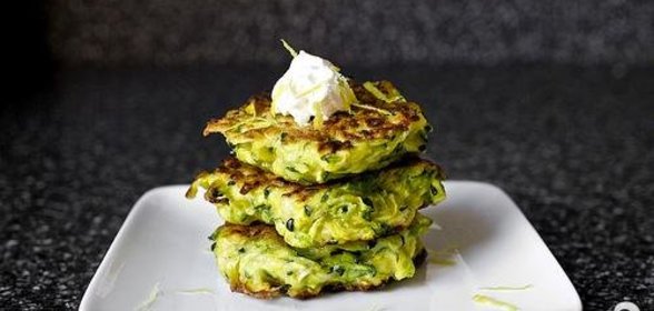 Оладьи из цуккини с лимоном