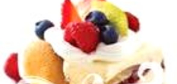 Лимон-малиновый мусс