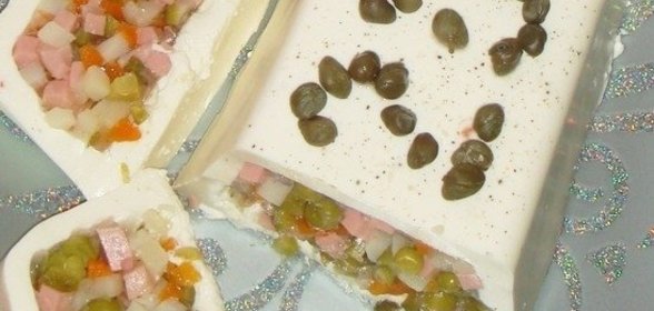 Заливное «Оливье»