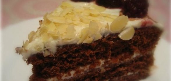 Торт  Шоколадная ягодка с маскарпоне