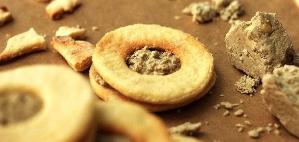 Печенье с халвой